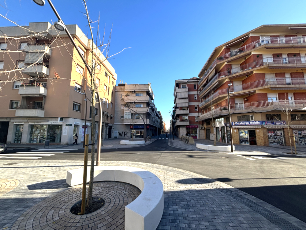 El carrer Santa Marcel·lina ha reobert al trànsit