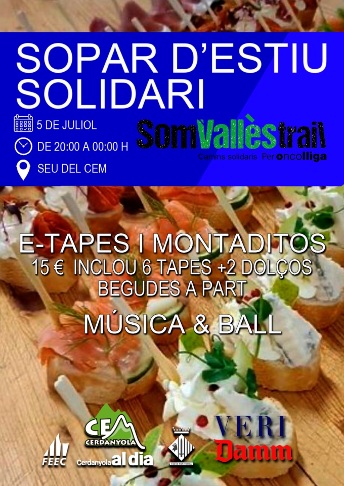 Imatge Sopar d'estiu solidàri - Som Vallès Trail 