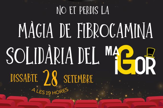 Espectacle 'Màgia de Fibrocamina Solidària del Mag Igor'