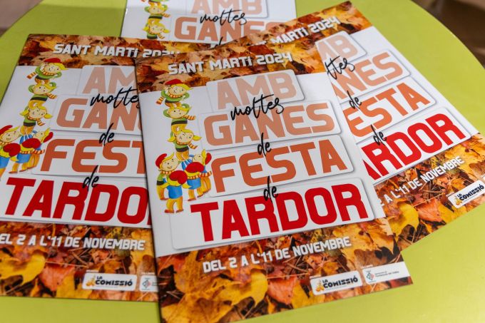 foto cartells Festa Tardor Sant Martí 2024