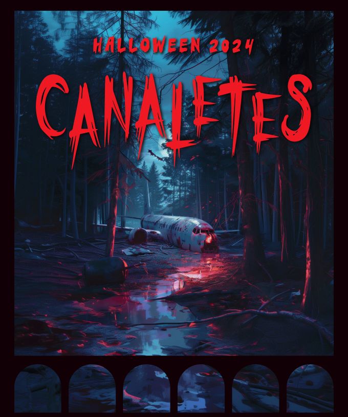 cartell 'El Bosque Maldito' a Canaletes