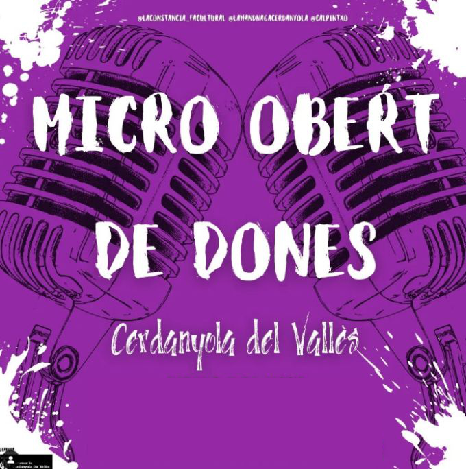 Imatge Micro Obert de Poesia especial Dia de les Dones  