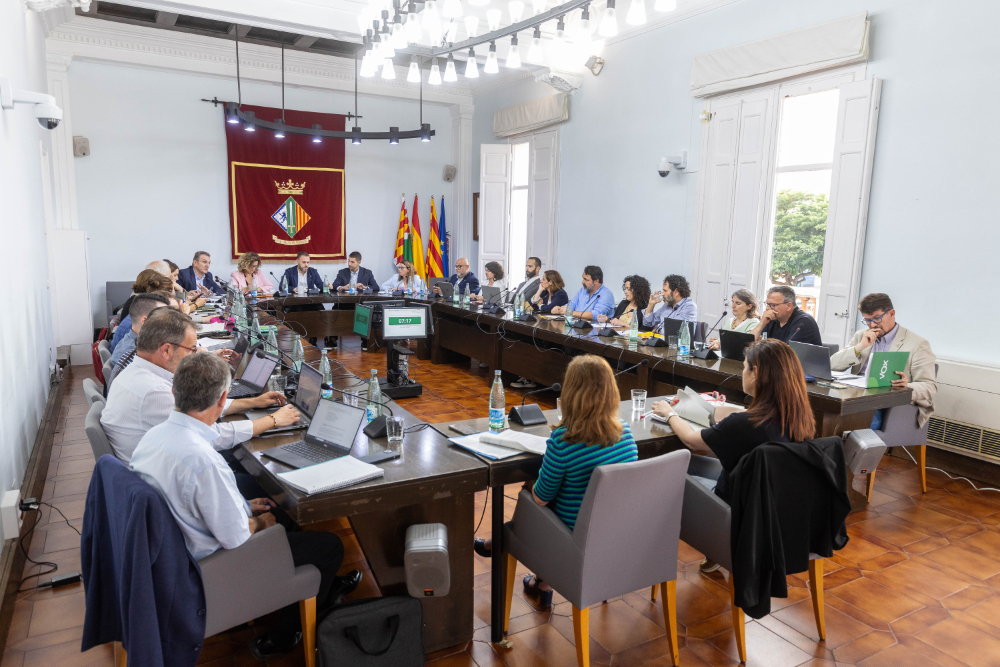 imatge del ple municipal del 30 de maig de 2024