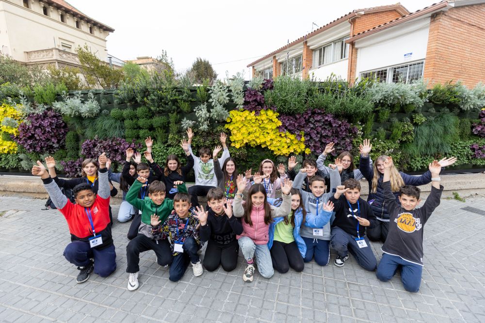 Al març es va inaugurar el jardi vertical