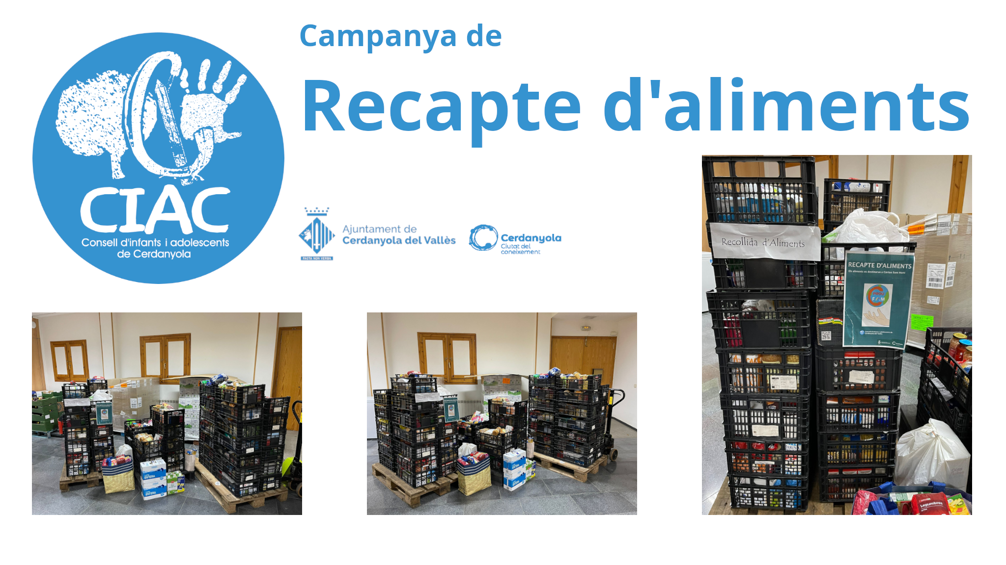 Imatges del recapte d'aliments del CIAC