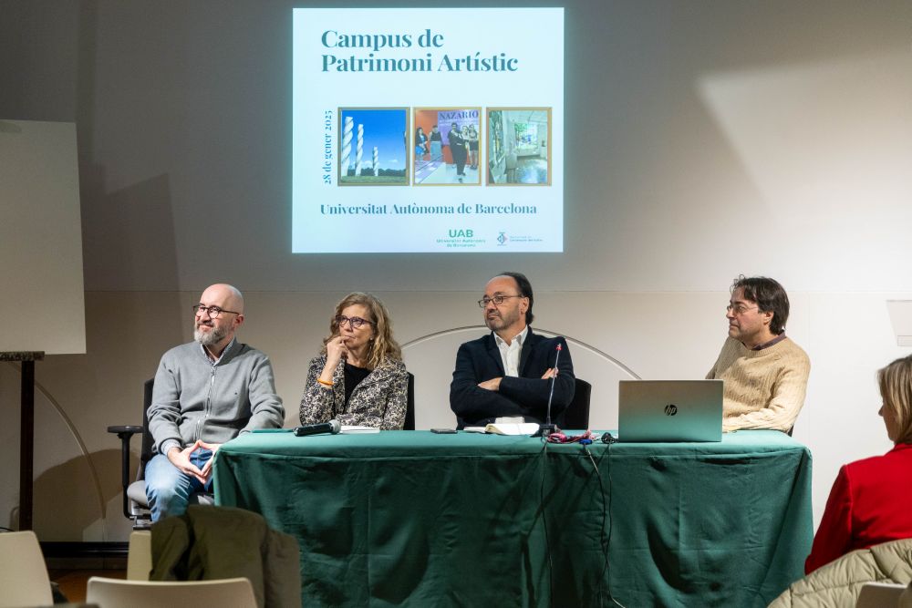 Fotografia presentació del Campus de Patrimoni Artístic de la UAB