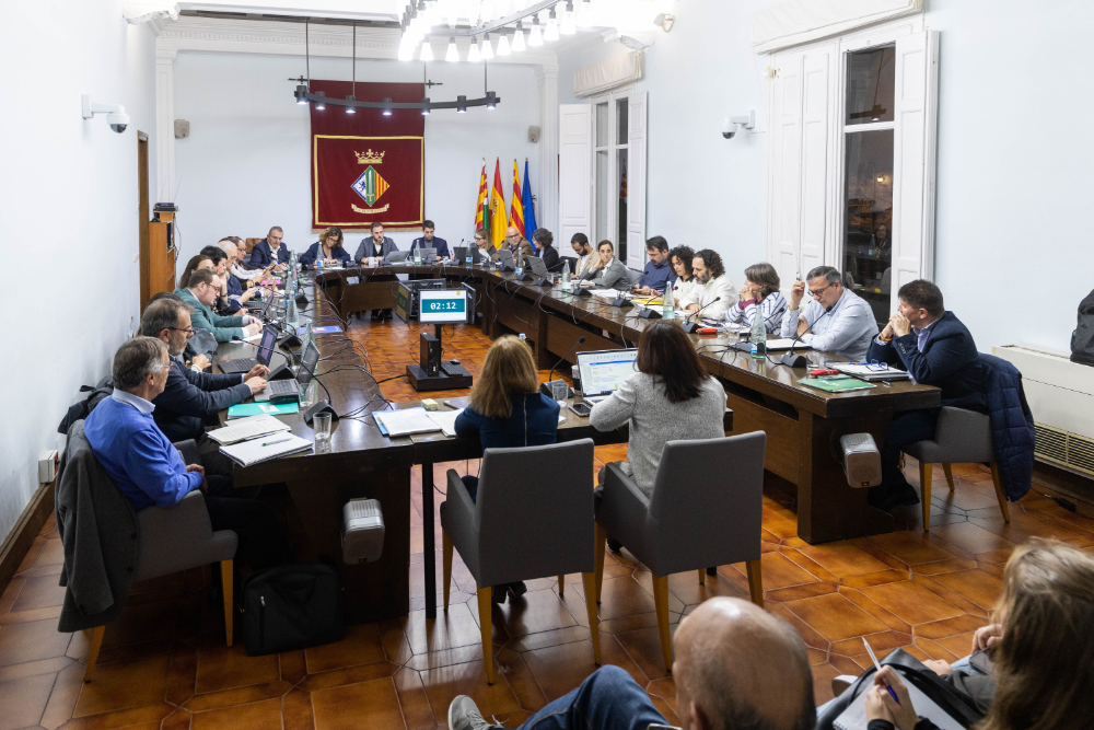 imatge de d'arxiu sessió ple municipal