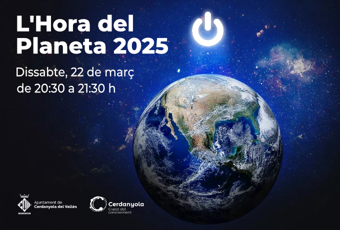 Imatge Hora Planeta 2025 Cerdanyola