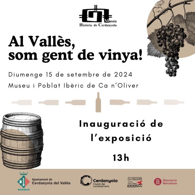 Imatge Inauguració de l'exposició 'Al Vallès, som gent de vinya'