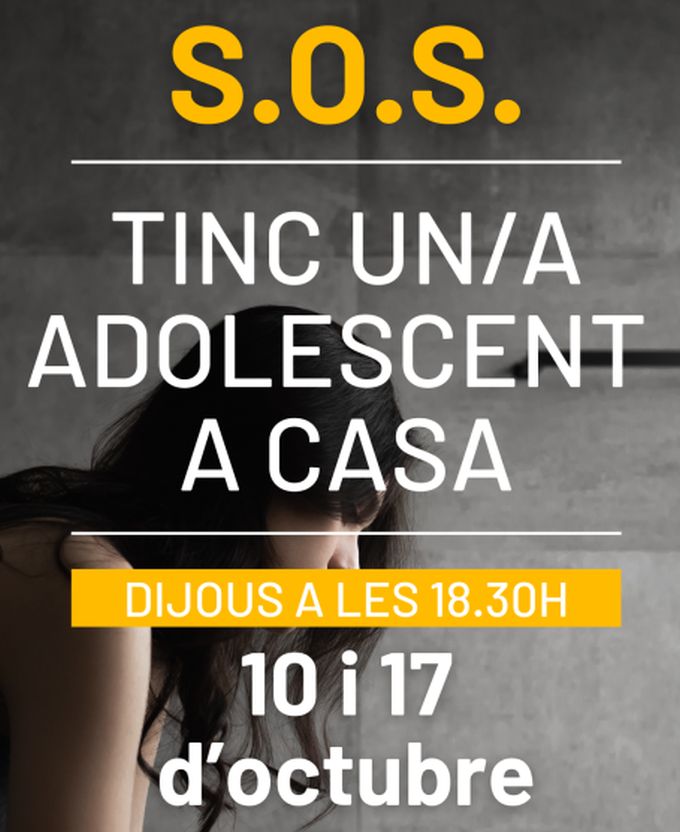 imatge Xerrada per a famílies 'SOS. Tinc un/a adolescent a casa!'