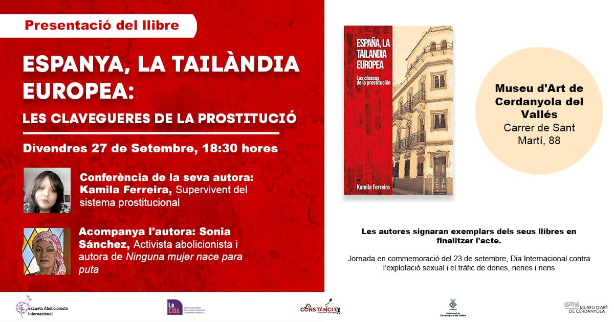 Imatge cartell presentació llibre