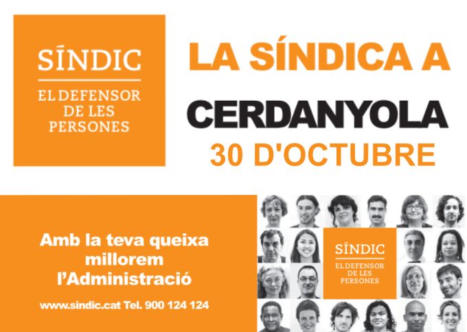 cartell El Síndic de Greuges a Cerdanyola