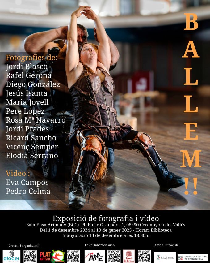 Cartell Exposició de fotografia i vídeo 'Ballem!!'