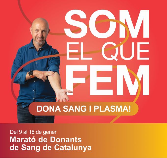 Cartell Marató donació sang i plasma