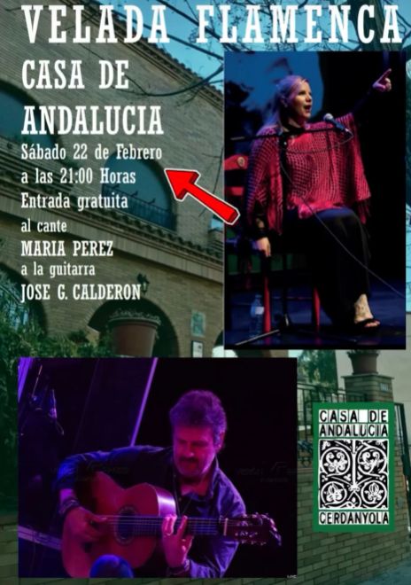 cartell Vetllada flamenca