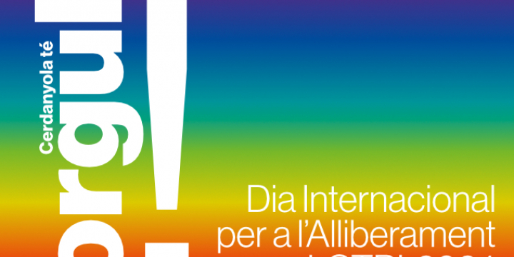 Imatge 'Cerdanyola té Orgull' amb motiu del Dia Internacional per a l'Alliberament LGTBI 2024